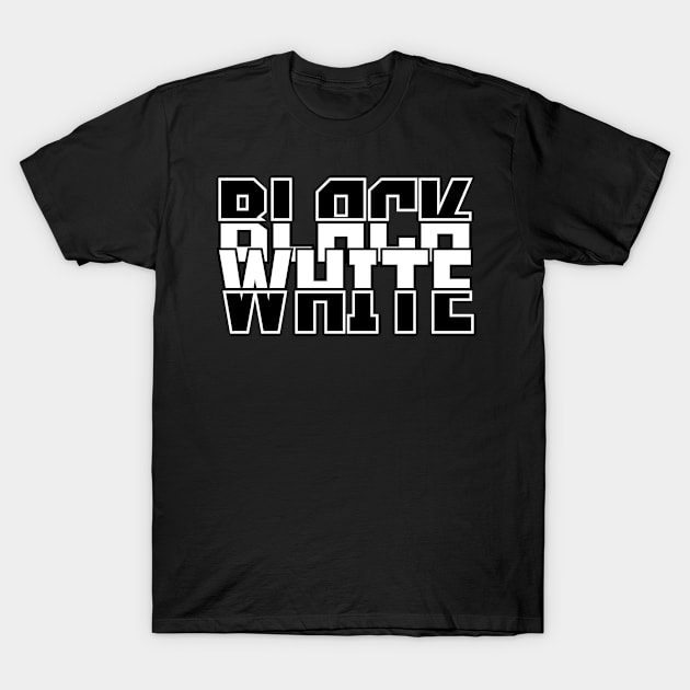 BLACK AND WHITE T-Shirt by gumi89